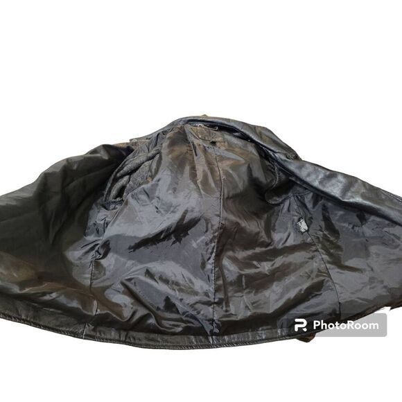 J2 Women's Black Faux Leather Jacket XL With Replacement Hood - Picture 4 of 7